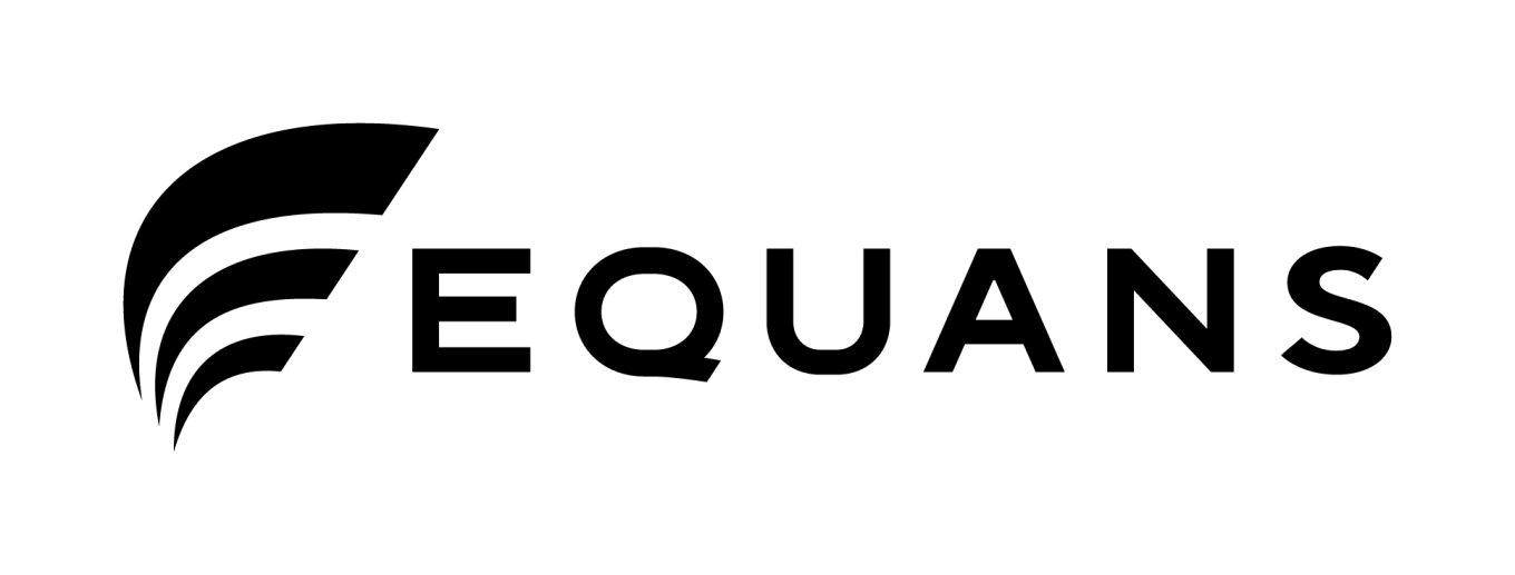 Equans Logo black font