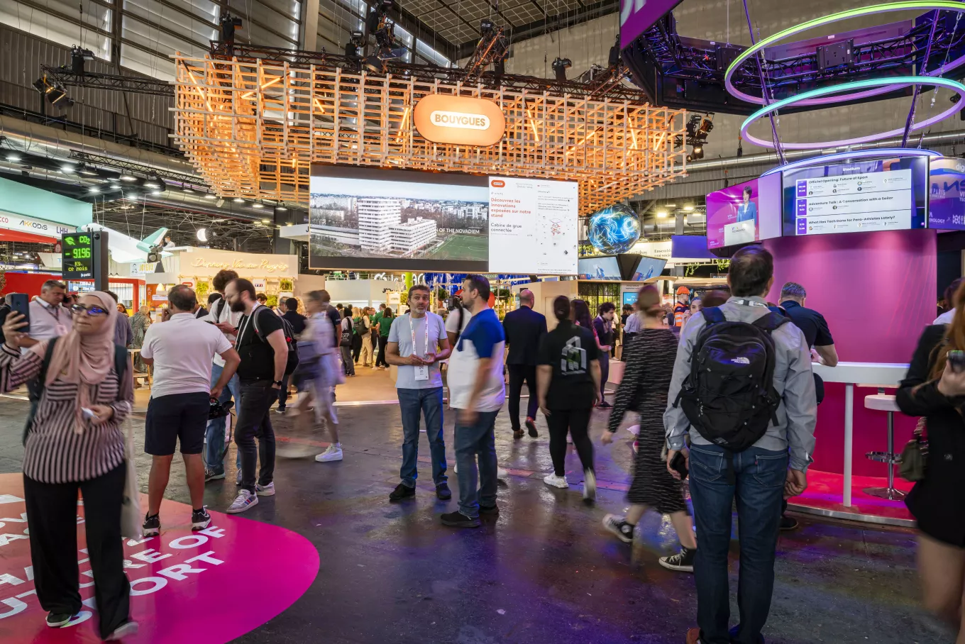 Equans stand at VivaTech, day 1