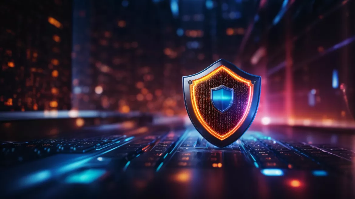 Cyber ​​security and data protection, internet network security, protect business and financial transaction data from cyber attack, user private data security encryption