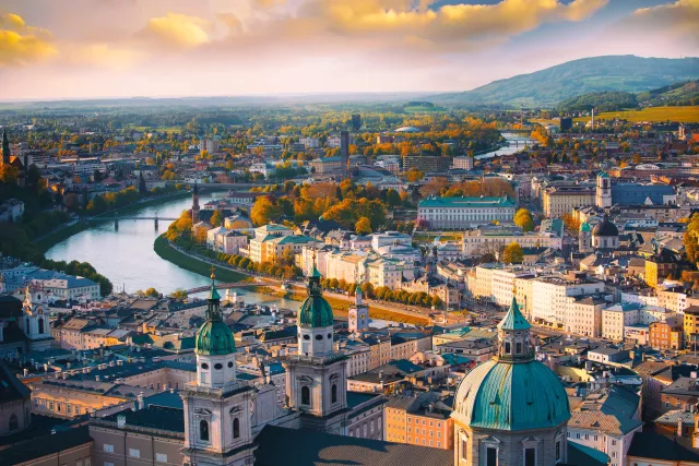 vienna from sky