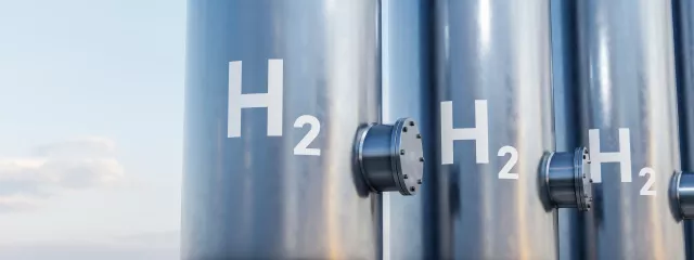 modern hydrogen tank for renewable energy