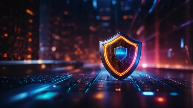 Cyber ​​security and data protection, internet network security, protect business and financial transaction data from cyber attack, user private data security encryption
