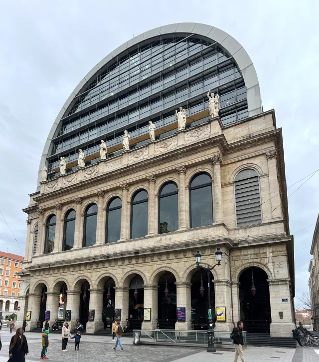 View of the Opera in Lyon City (France)