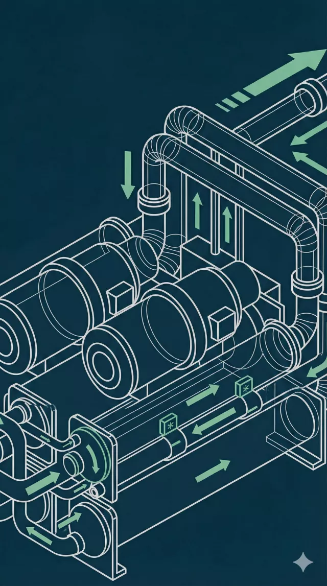 schematic Cooling & Fire Protection illustrated